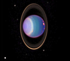 太陽系第7惑星天王星の横倒しの地軸の謎や環と衛星の特徴