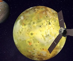 木星のガリレオ衛星「イオ」火山活動調査で解明された新たな発見の画像と動画